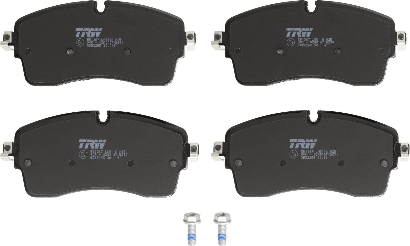 TRW Kit pastiglie freno, Freno a disco GDB2255