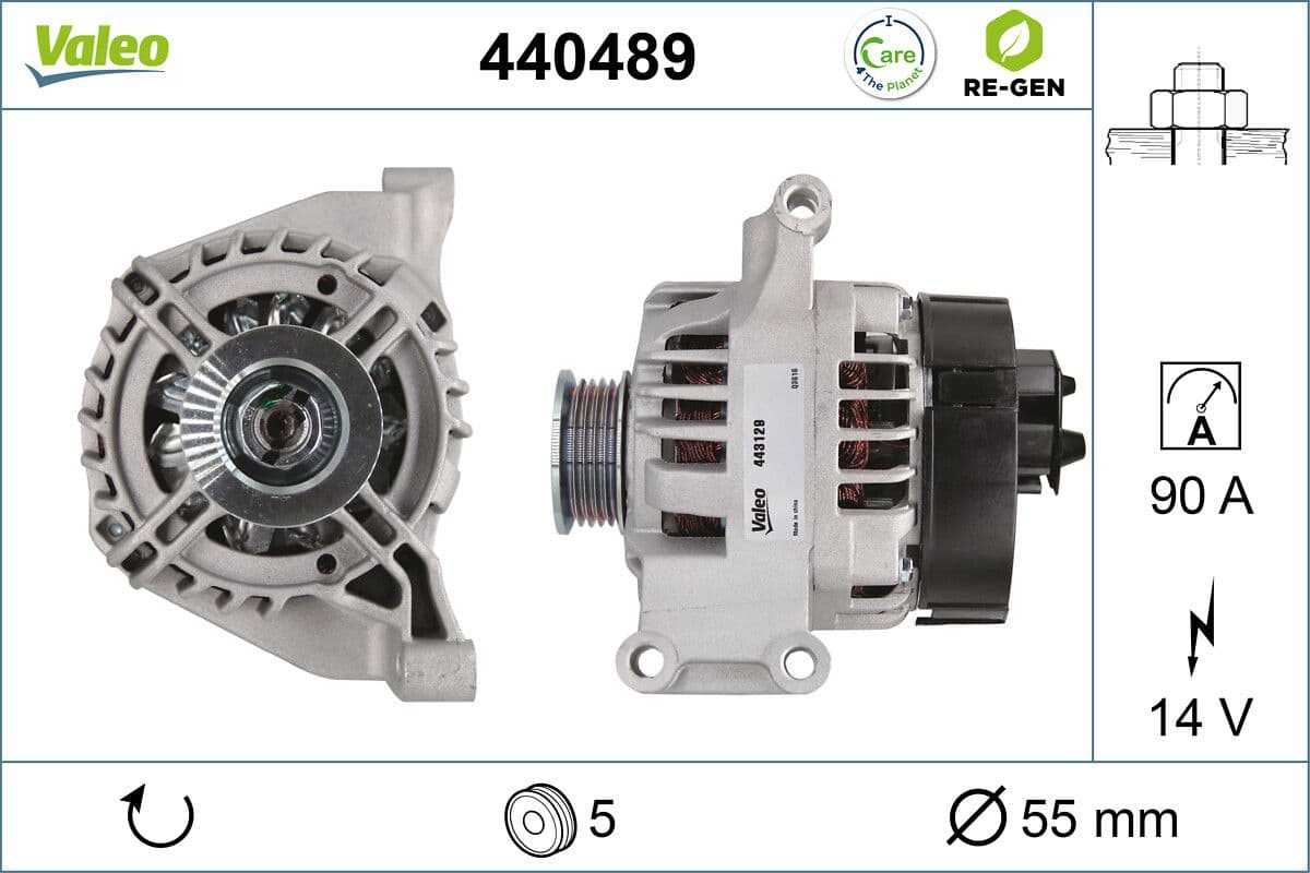 Valeo Alt Alfa Mi.To 440489