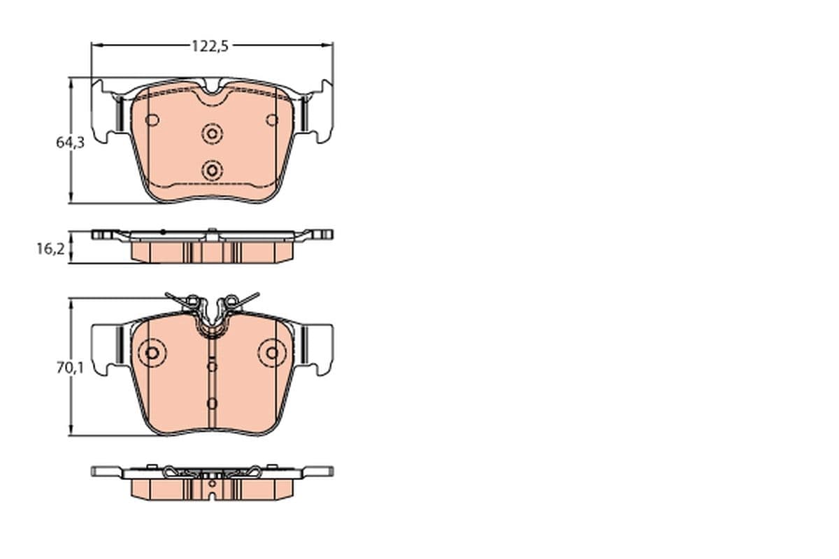 Trw Kit Pastiglie Gdb2154