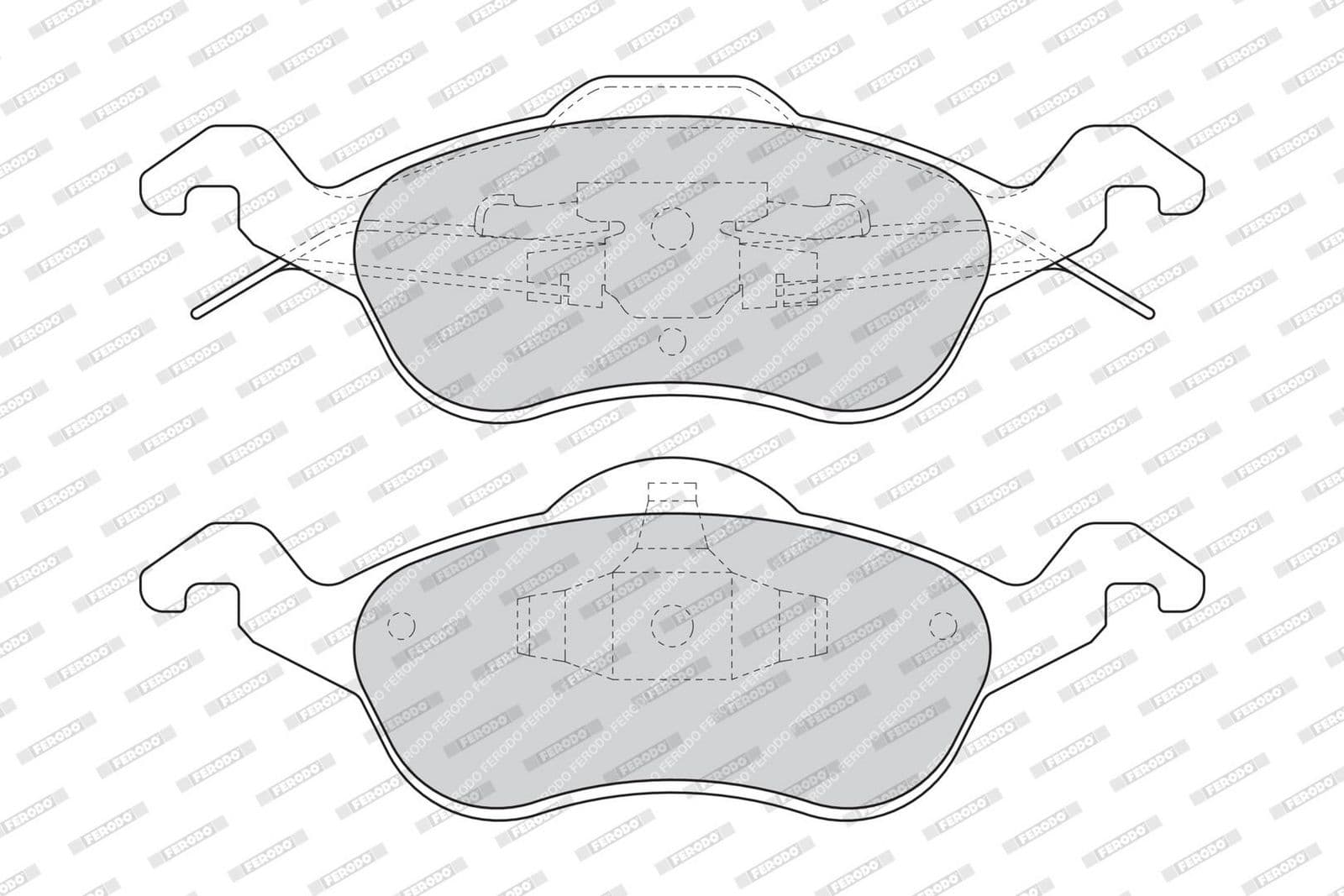 Ferodo Ford Focus (Daw, Dbw) Focus Tre Volumi (Dfw) Focus Fdb1318B