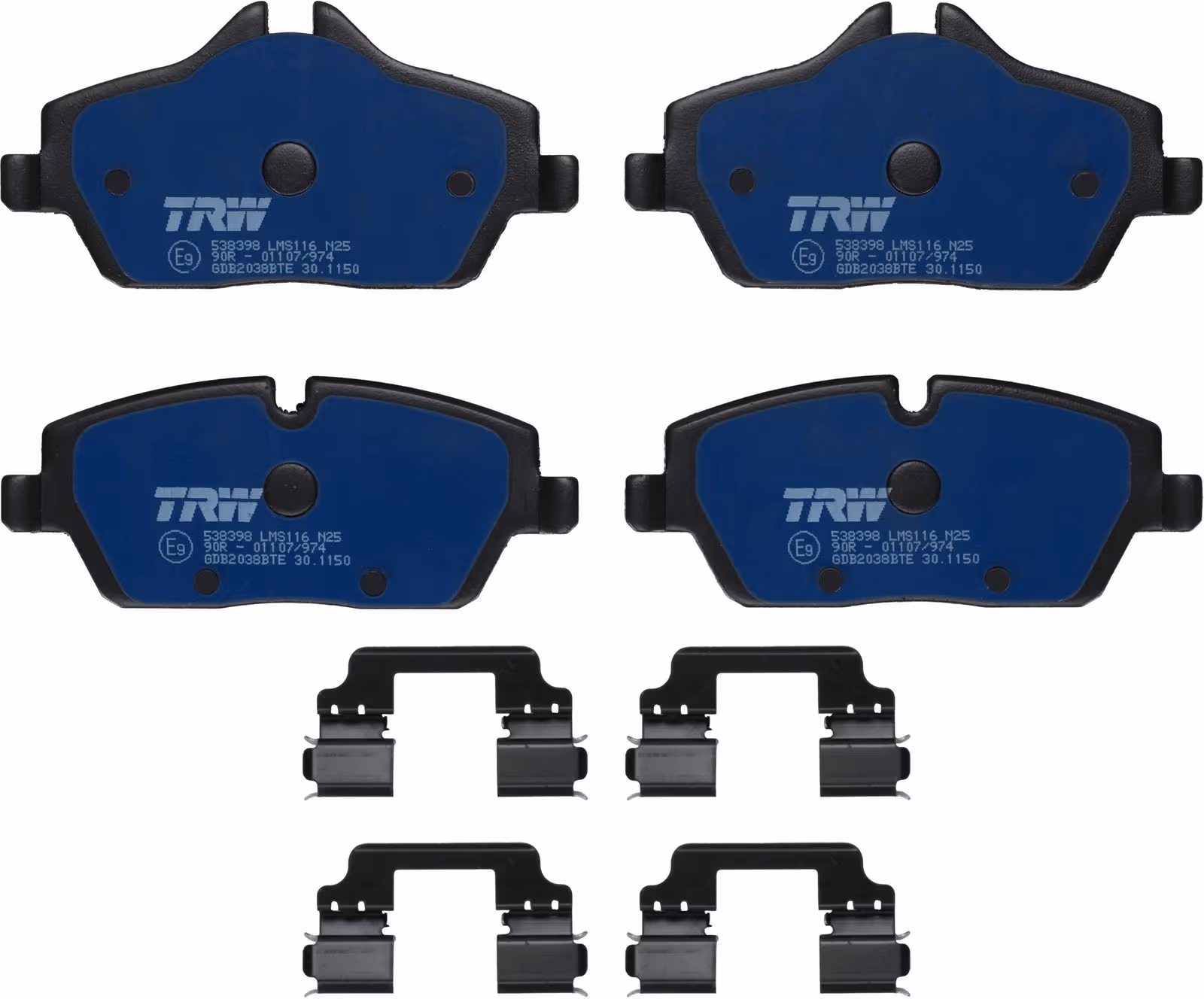 TRW Kit pastiglie freno, Freno a disco GDB2038BTE