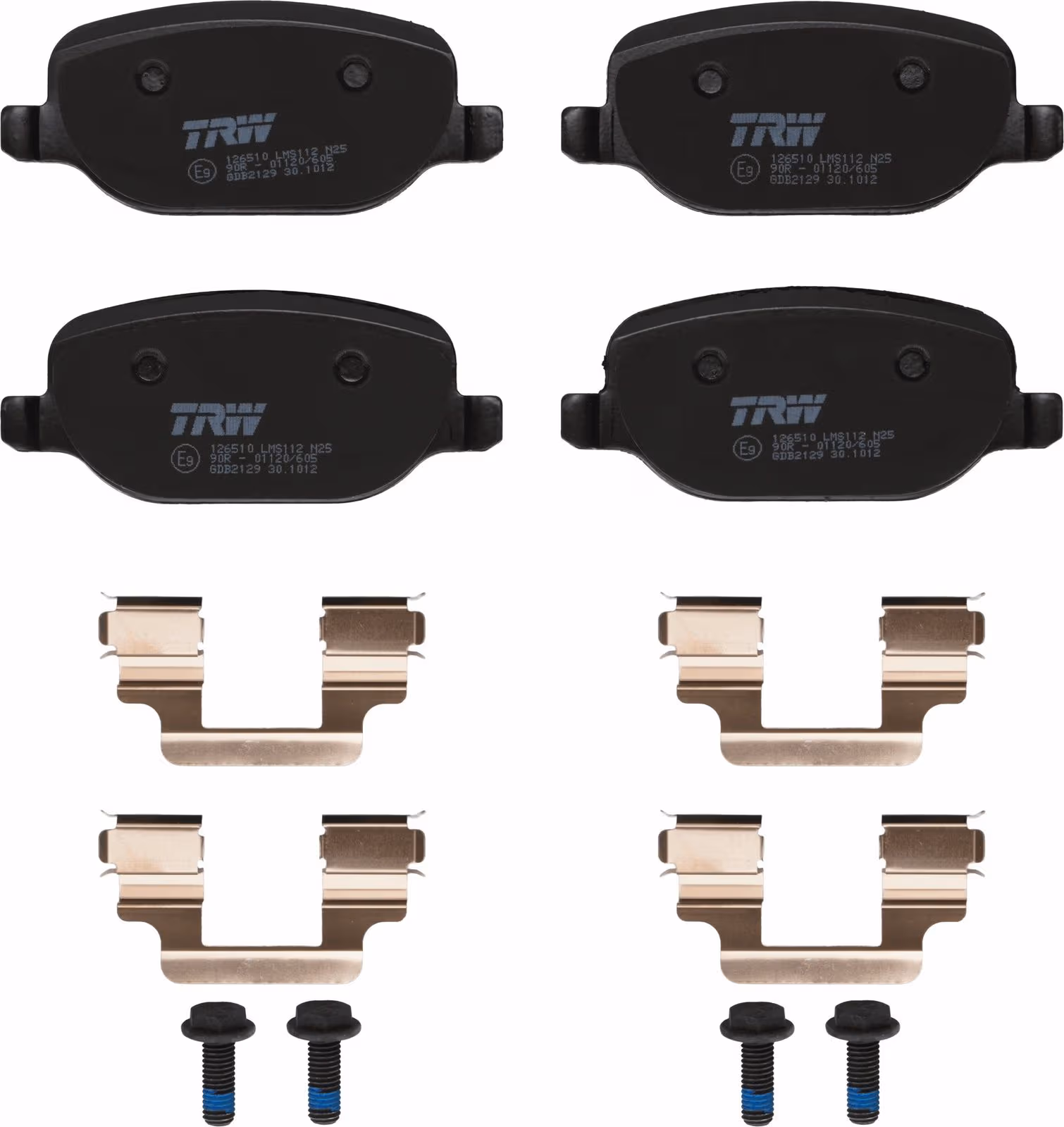 TRW Kit pastiglie freno, Freno a disco GDB2129
