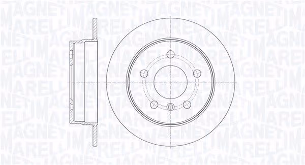 Magneti Marelli Disco Freno Mb A Class (W169) All Mbd0113
