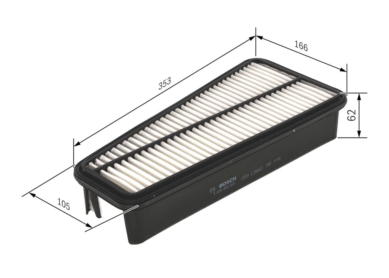 Bosch Filtro Aria F026400302