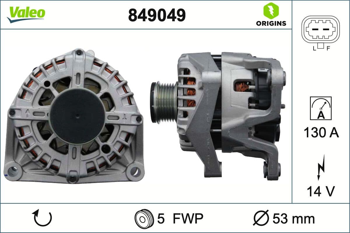 VALEO Alternatore 849049