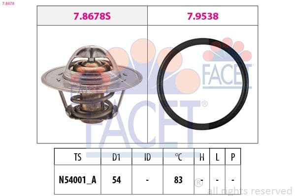 Facet Termostato Seat Ibiza Iv Polo 78678