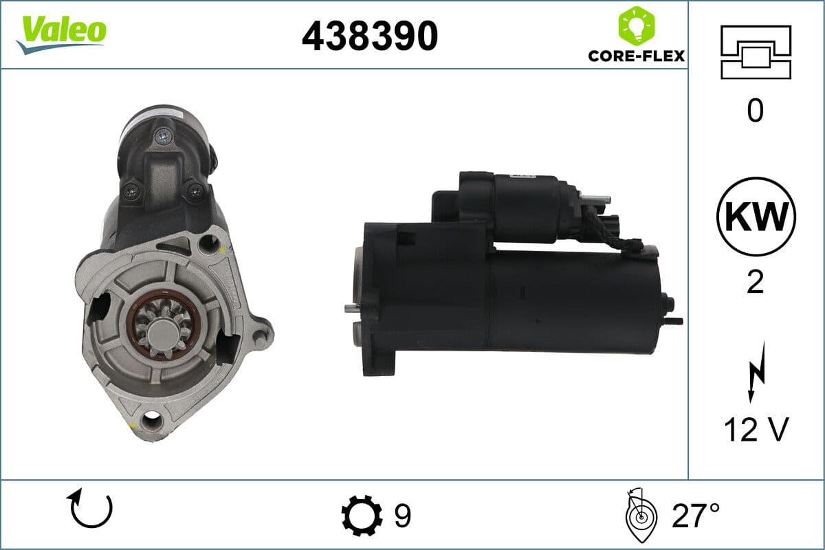 VALEO Motorino avviamento 438390