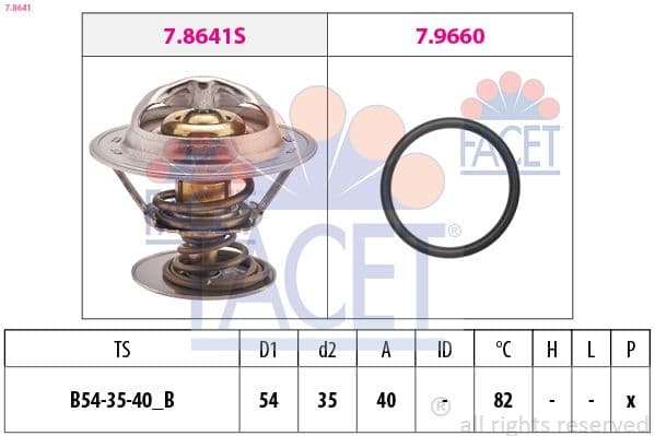 Facet Termostato Fiesta V 1.3 Focus 78641