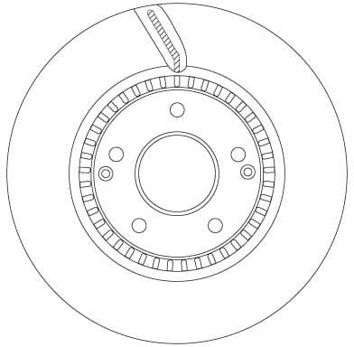 TRW Discofreno DF6884S