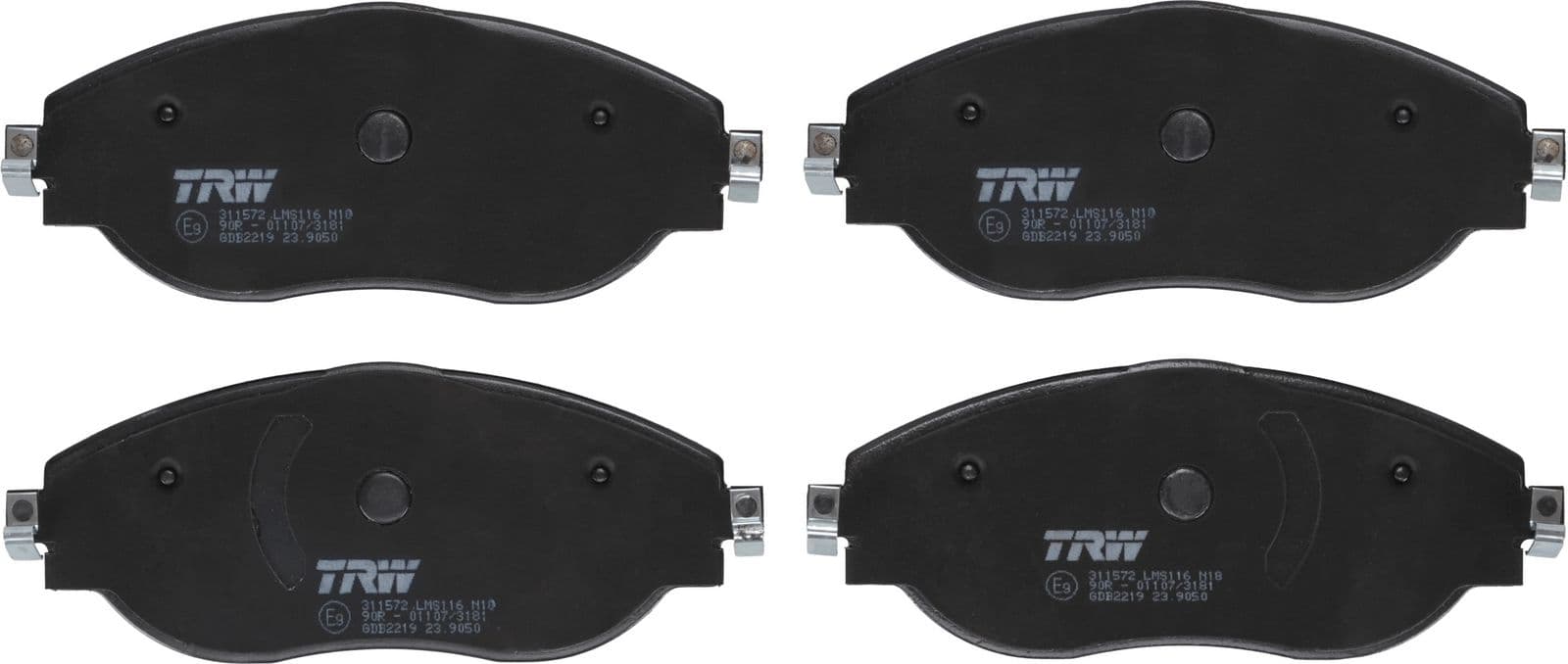 TRW Kit pastiglie freno, Freno a disco GDB2219