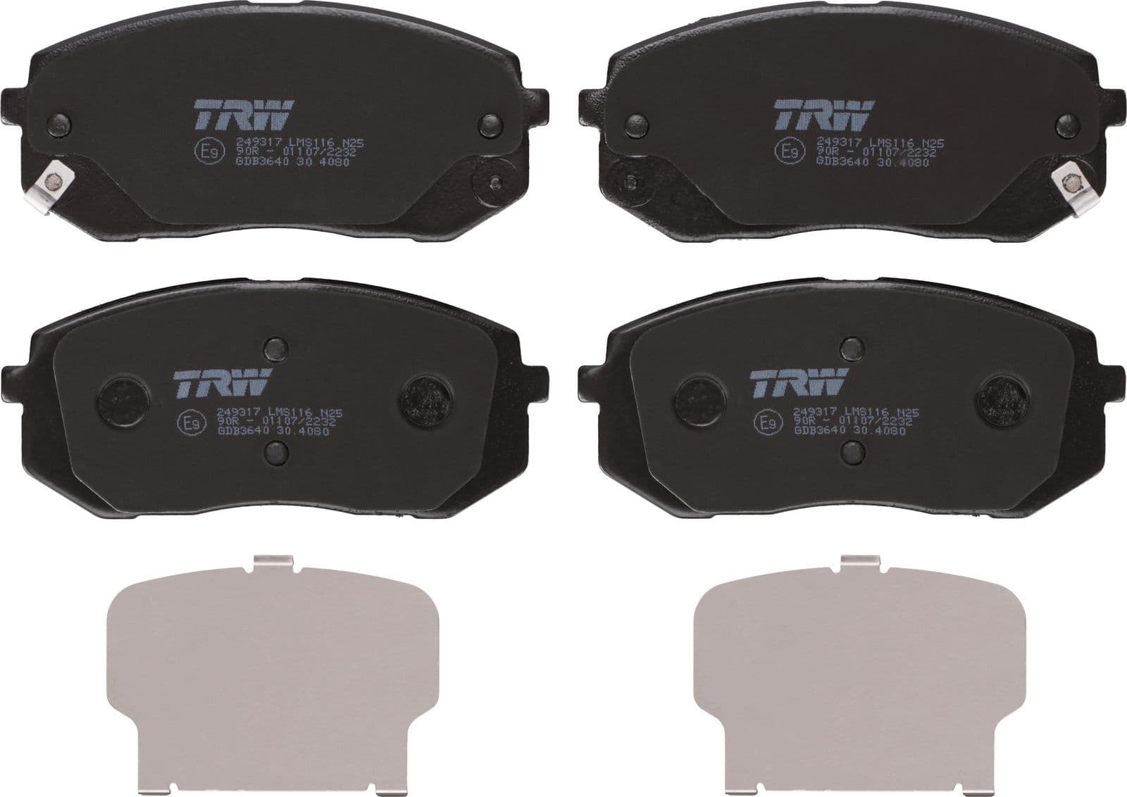 Trw Pastiglia Freno Hyundai I40 2015 >> Gdb3640