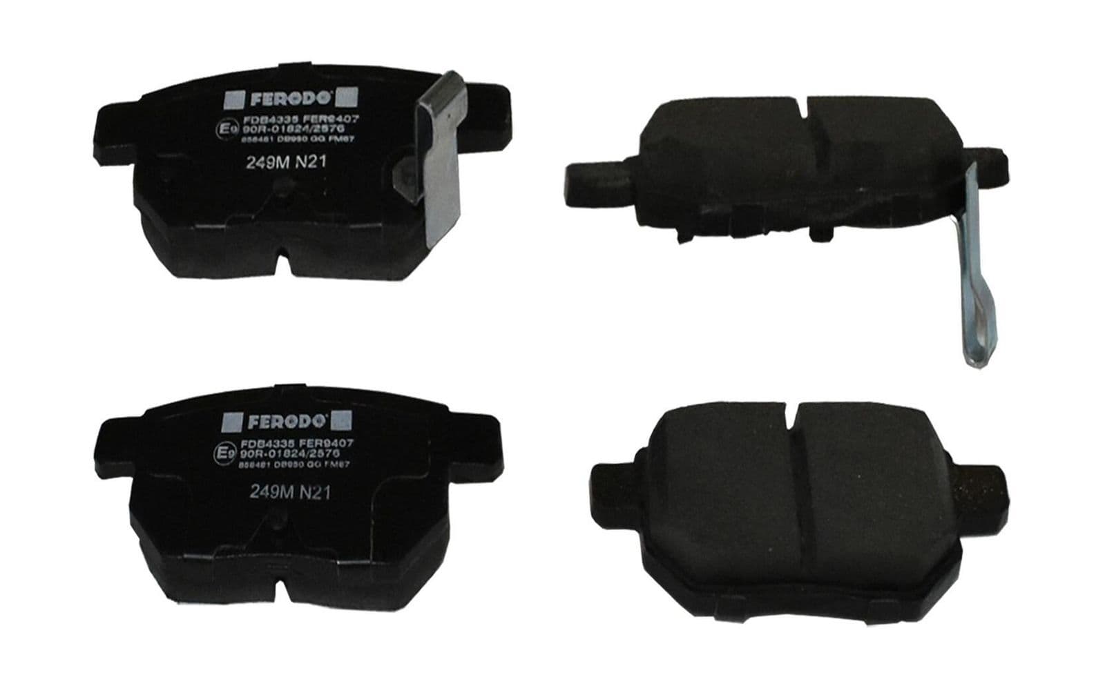 Ferodo Toyota Prius 08 Rear Wva 25016/25017/25018 Fdb4335