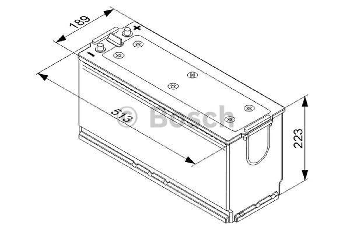 Bosch Batteria Auto 0092T40760