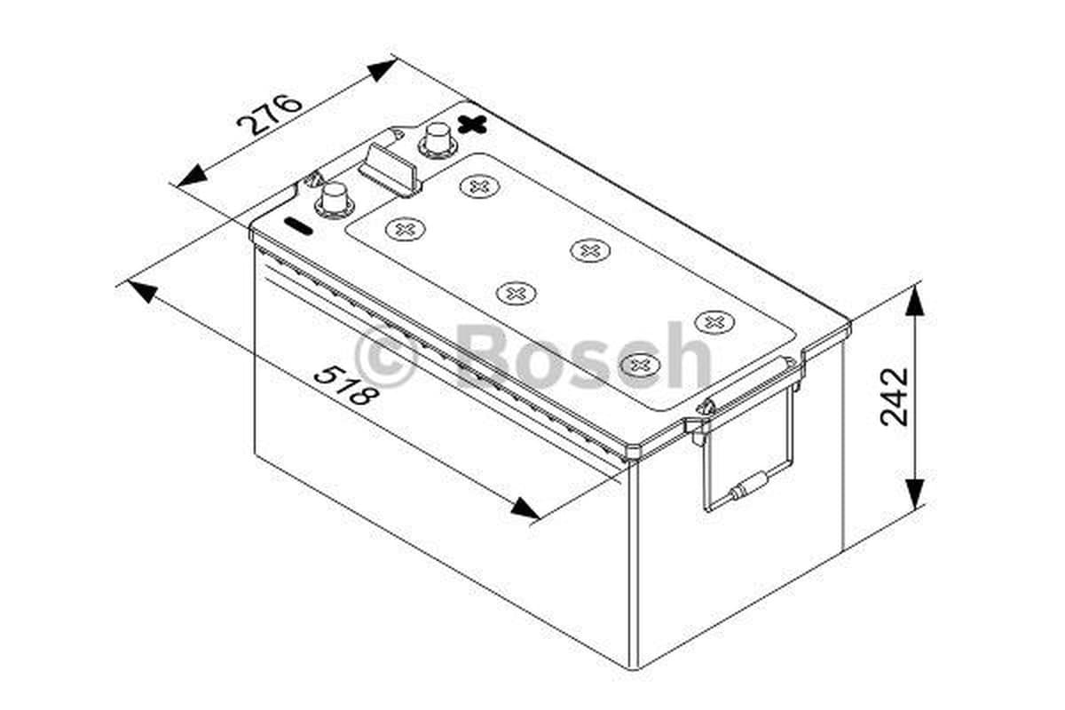 Bosch Batteria Auto 0092T50800