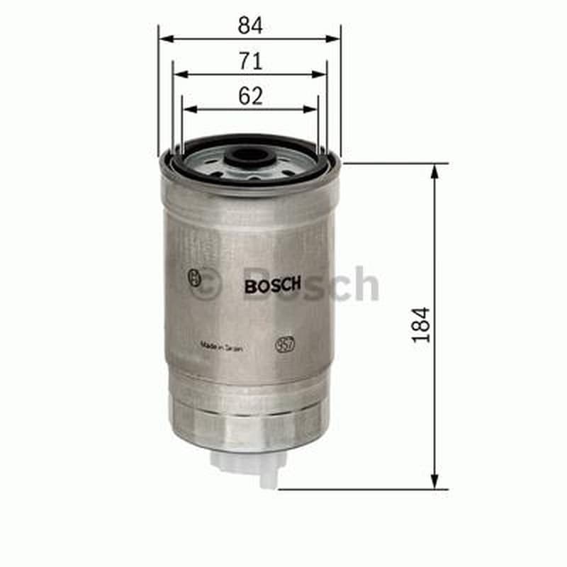 Bosch Filtro Carburante 1457434187