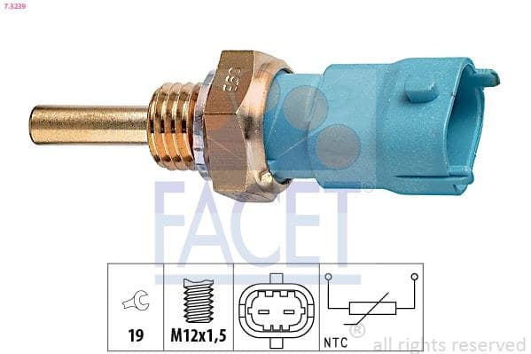 Facet Sens.Term. Gest.Mot. Fiat Opel 73239