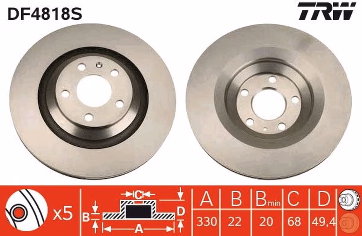 Trw Audi A6 (4F2) 4.2 Fsi Df4818S