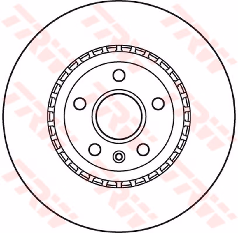 Trw Dischi Freno Opel Insignia 07/08> Df6113S
