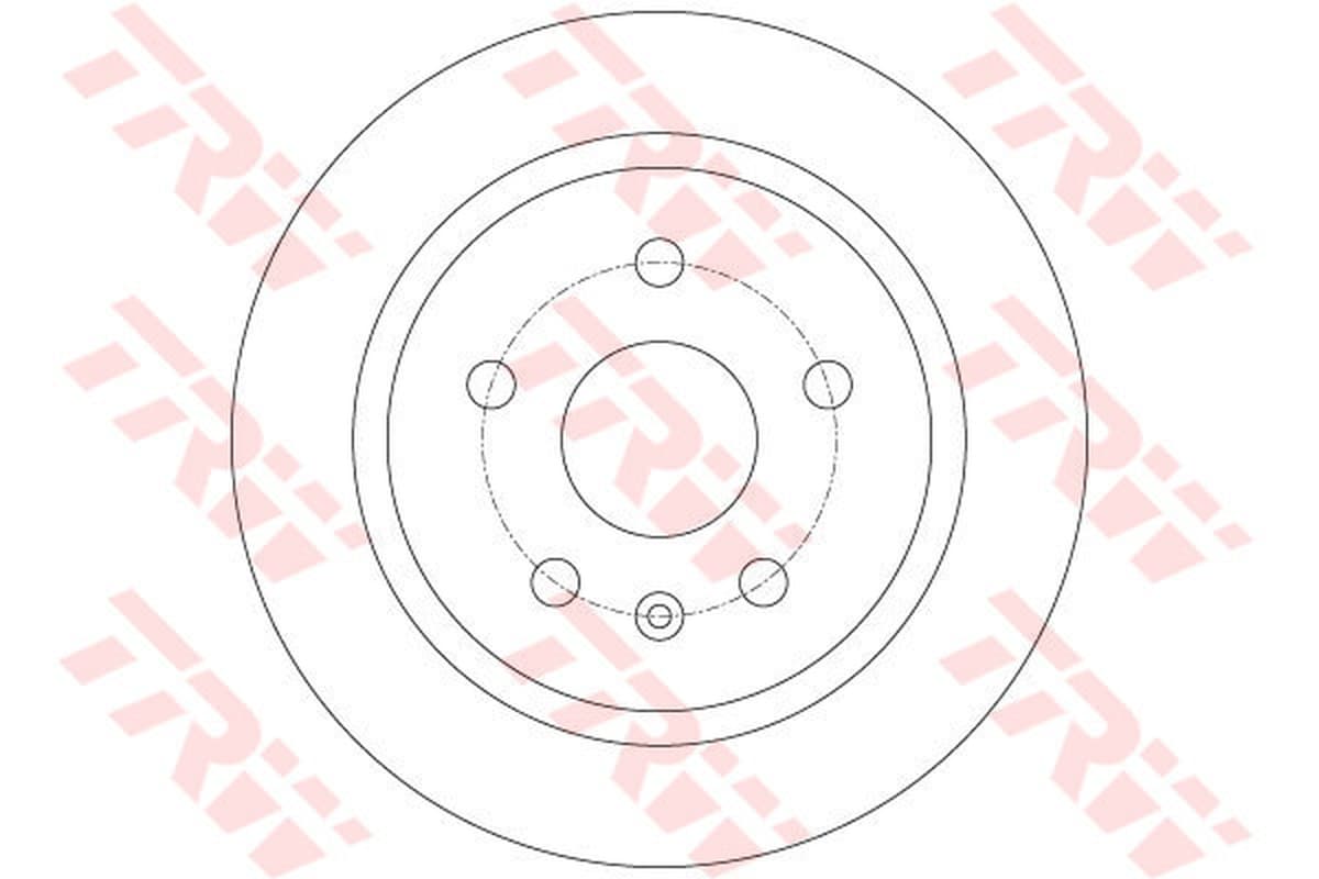 Trw Disco Freno Opel Df6312