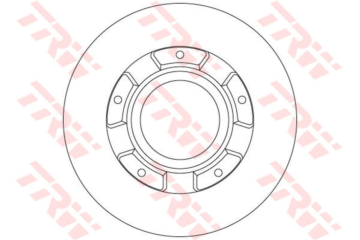 Trw Disco Freno Hyundai Hyundai I30 1.4/1. Df6510S