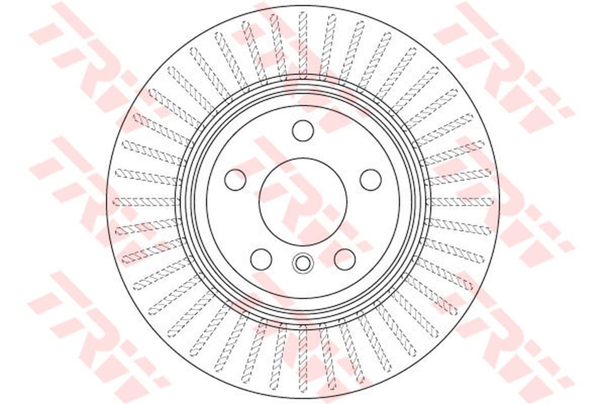 Trw Disco Freno Honda Legend I (Hs, Ka) 2.7 I 24V (Ka4 Df6512S