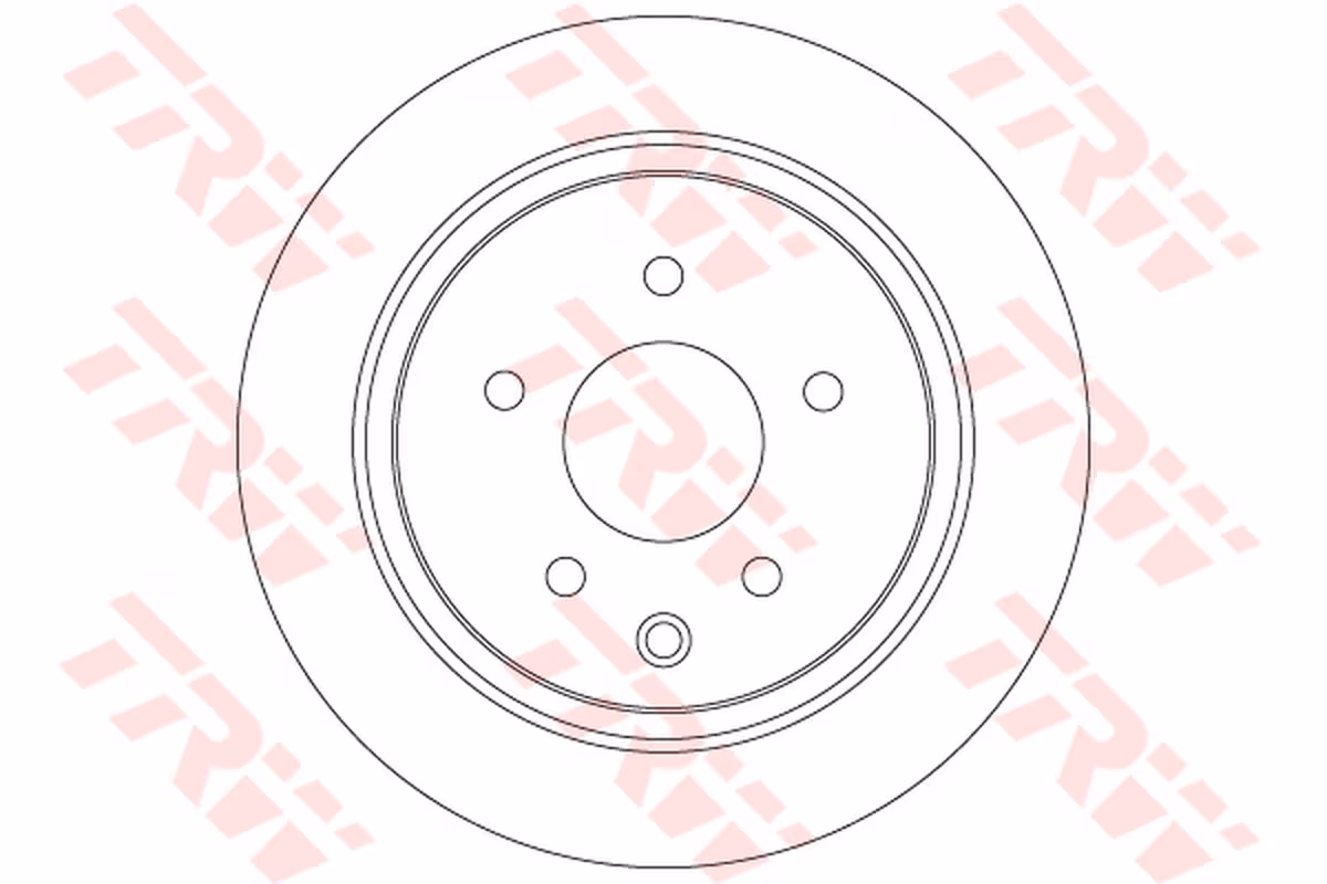 Trw Disco Freno Honda Accord Vii (Cg, Ck) 2.2 Type-R 1 Df7369