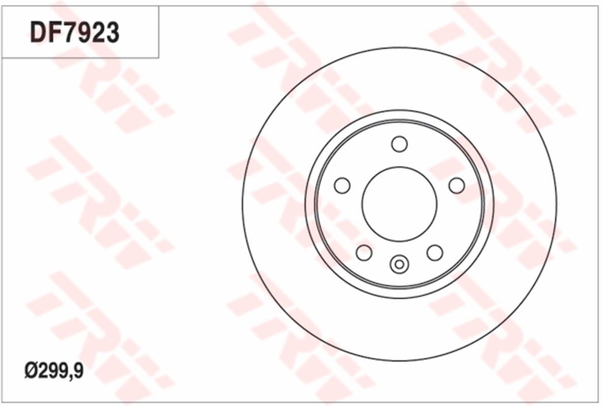 Trw Disco Freno Jaguar Xj (Xj 40, 81) 6 2.9 1986 1990 Df7923