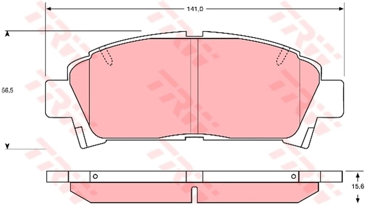 Trw Pattini Freno Toyota Avensis 2.0 Gdb1145