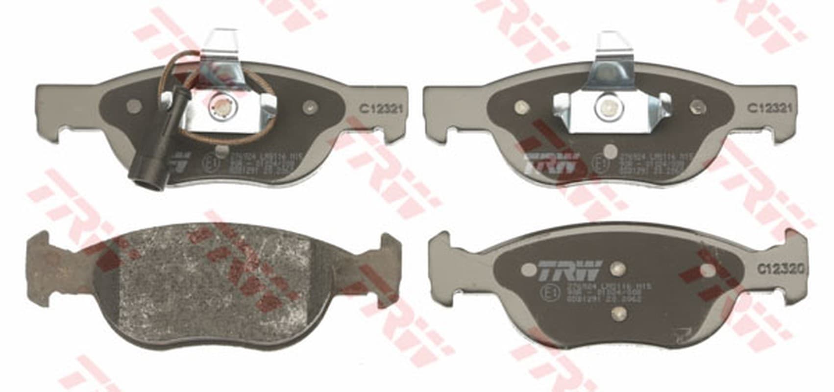 Trw Pattini Freno Fiat Bravo/Brava/Marea T.T (96->) 1 Gdb1291