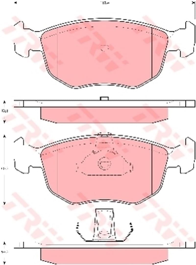 Trw Pattini Freno Ford Scorpio Ii Estate (Gnr, Ggr) 2 Gdb1618