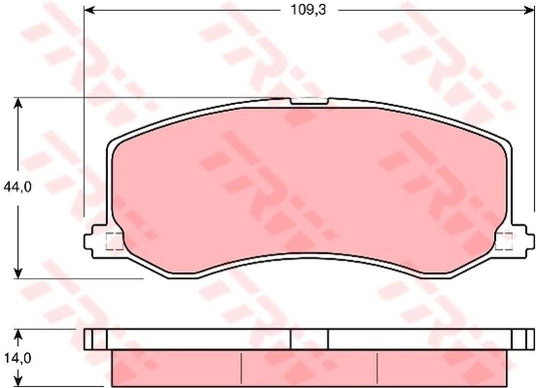 Trw Pattini Freno Suzuki Swift Ii (Ah, Aj) 1.3 (Sf41 Gdb3237