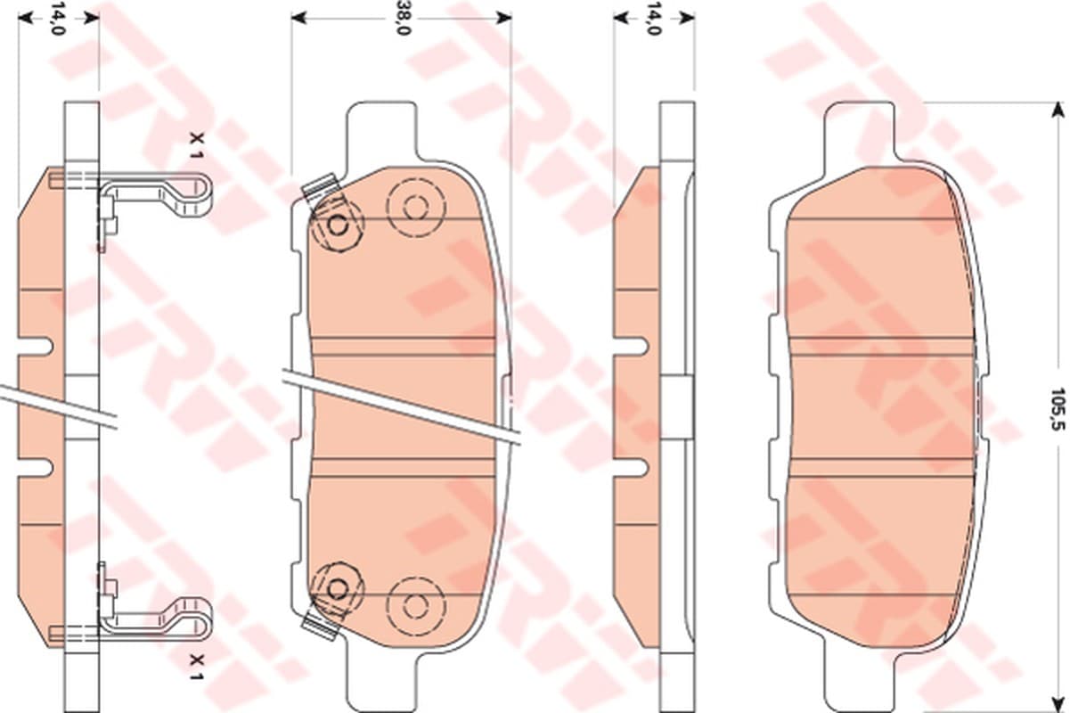 Trw Post Nissan Cube 08/09> Gdb3507