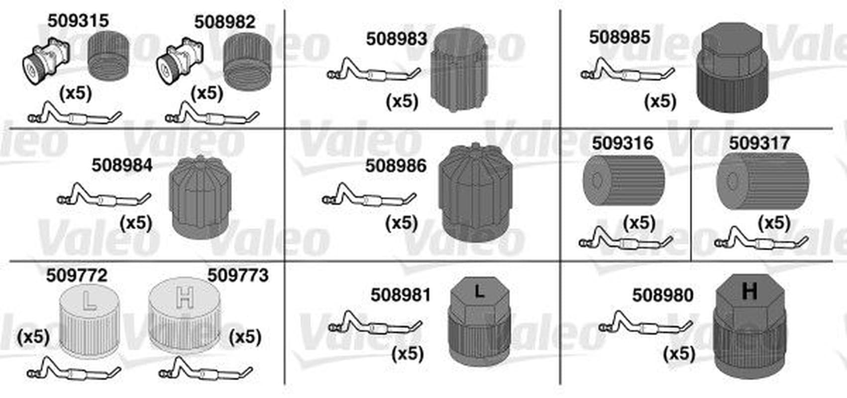 Valeo Kit Tappi 509734