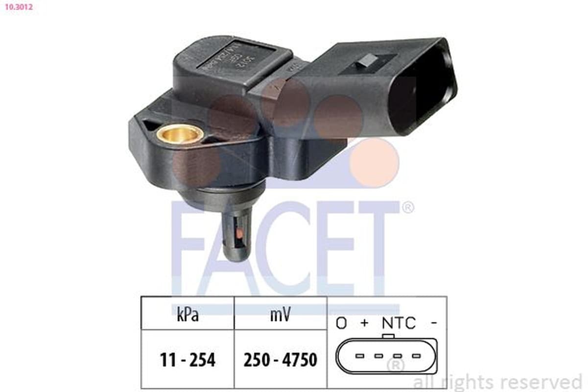 Facet Sens. Press. Assol. Audi Vw 103012