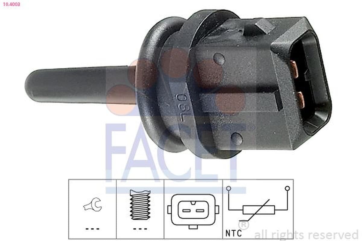 Facet Sens. Temperatura Aria Ar Fiat 104003