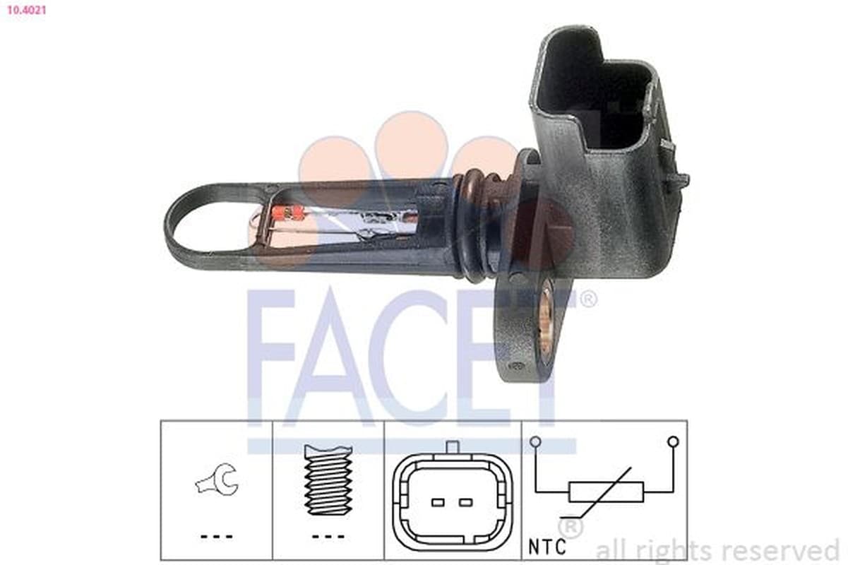 Facet Sensore Temperatura Aria Citroen C1/C2C3 Peugeot 3 104021