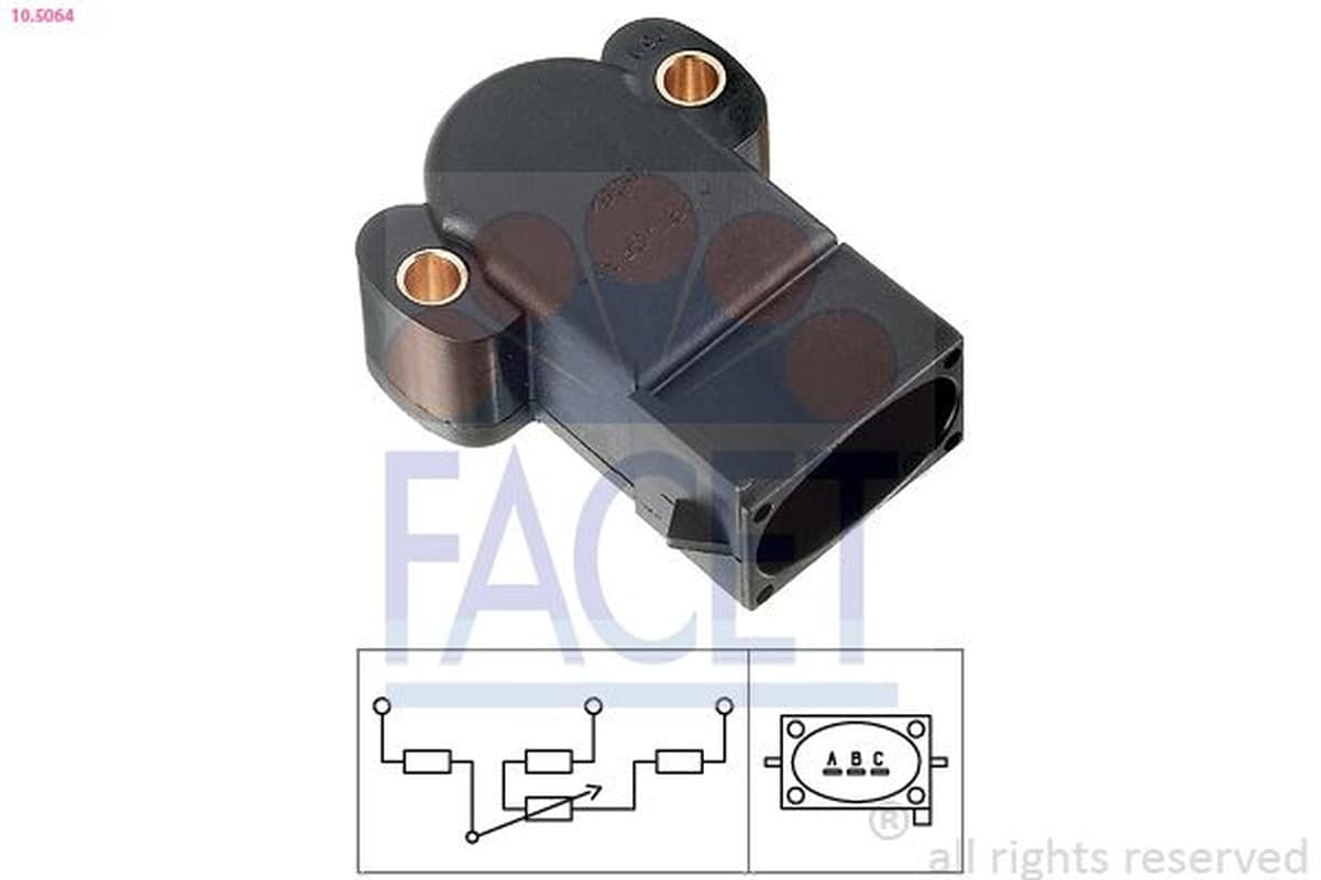 Facet Sensore Posizione Farfalla Ford Fiesta/Ka 1.25 16V 105064