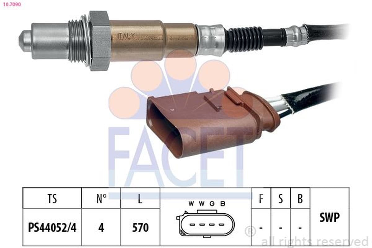 Facet Sonde Vw Bora Golf 1.6I 16V 107090