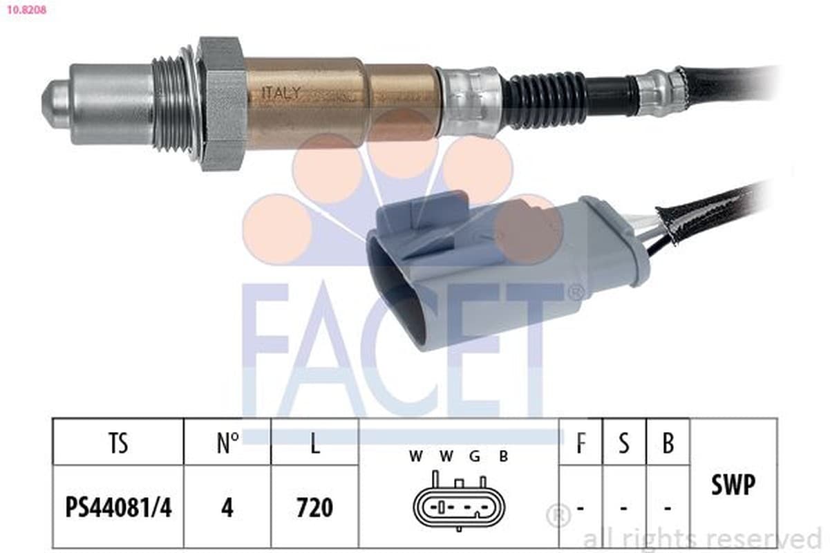 Facet Sonda Lambda Fiat Panda (312) 1.2/1.4 2012> 108208