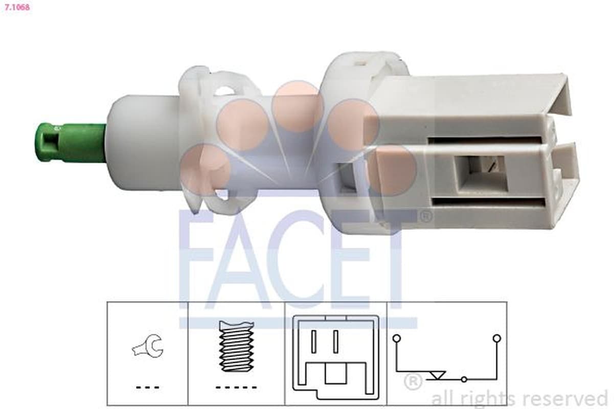 Facet Interr.Stop Punto Gt T.Uno 45 71068