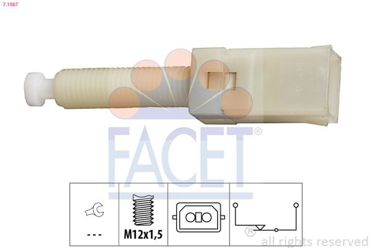 Facet Interr.Stop Audi 80 - 90 ''89> 71087