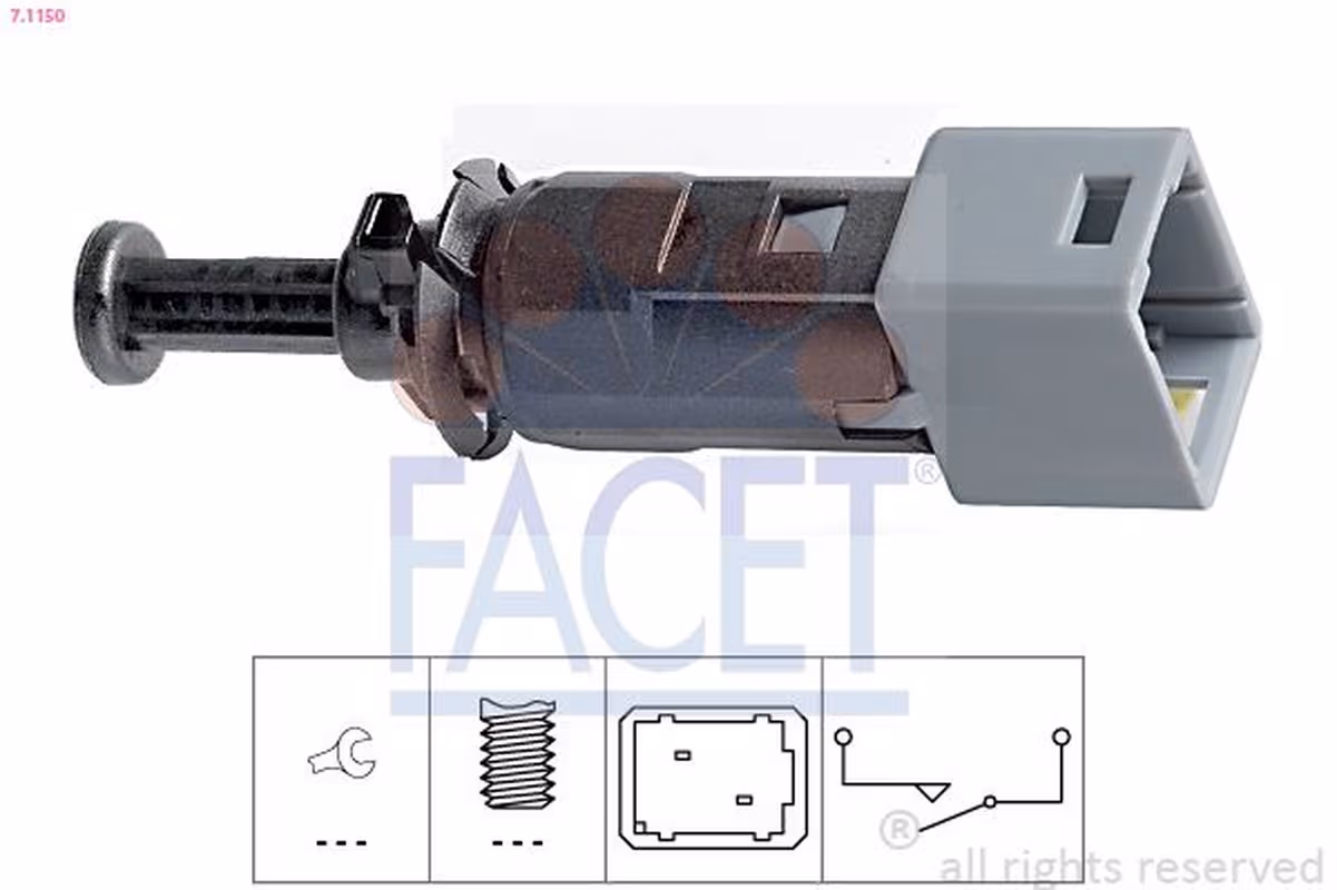 Facet Interr.Stop Clio Kangoo Movano 71150