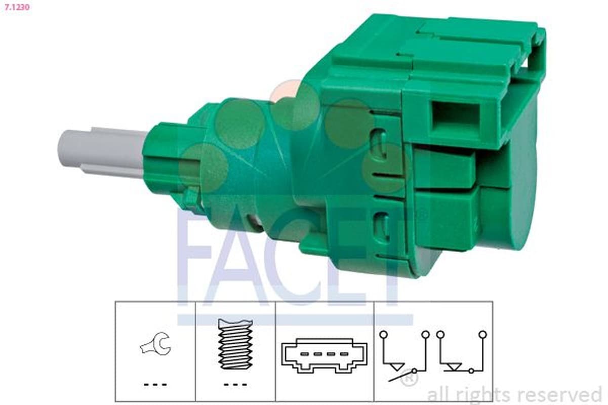 Facet Interr.Stop Audi Seat Skoda Vw 71230