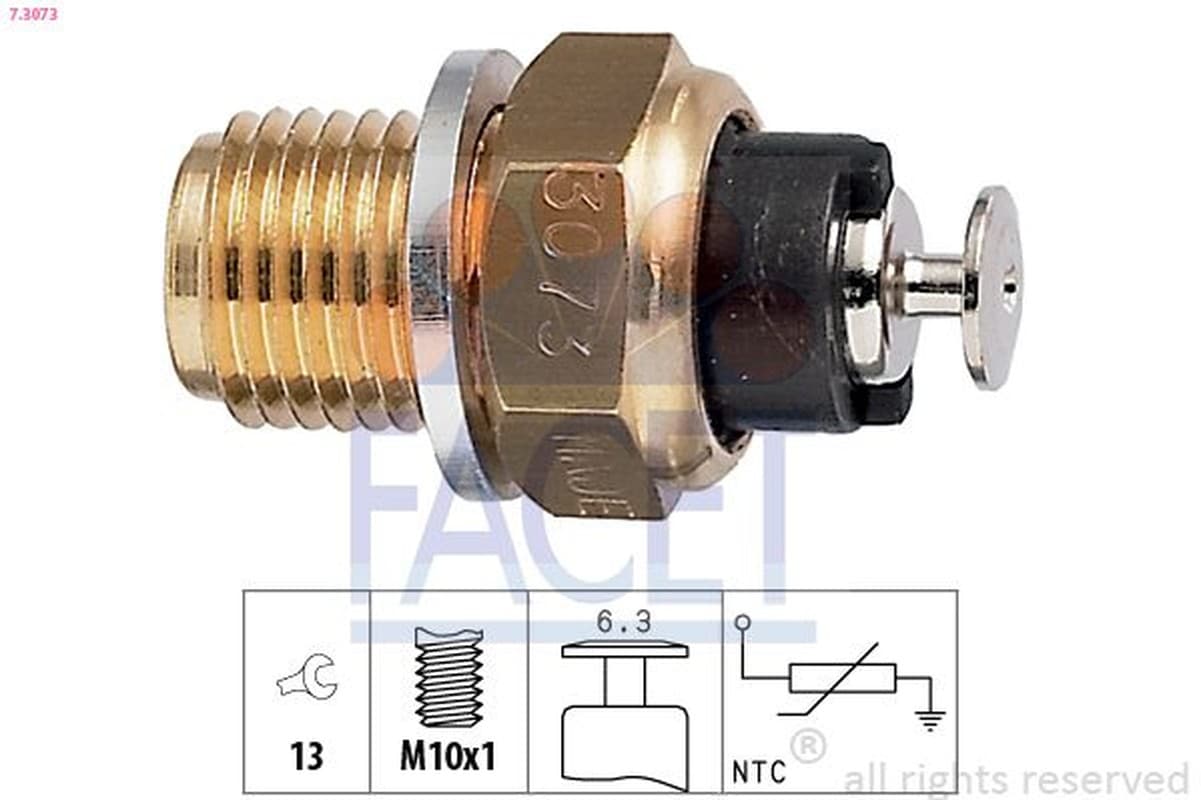Facet Termistore Acqua * Ex 7.3018 * 73073