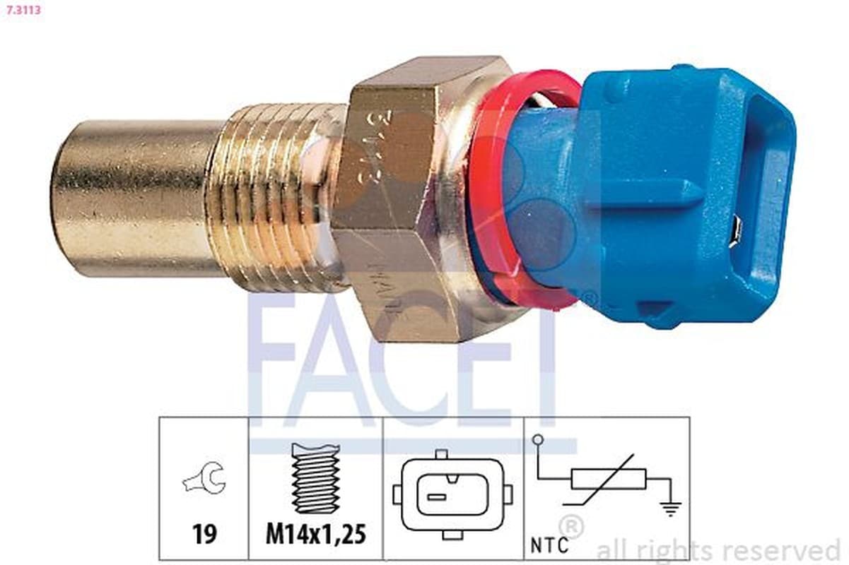 Facet Termist. Olio Peugeot Citroen 73113