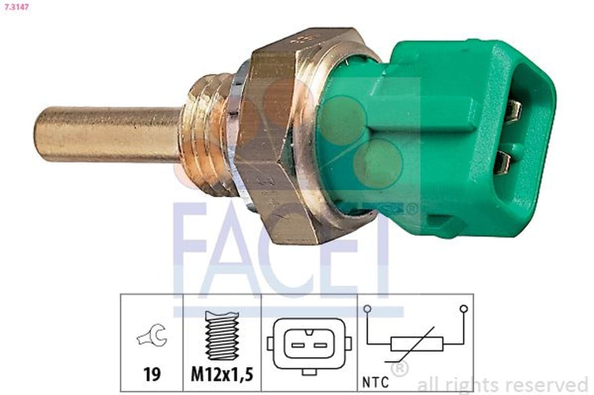 Facet Termistore Acqua Ar 155 2.5 T 73147