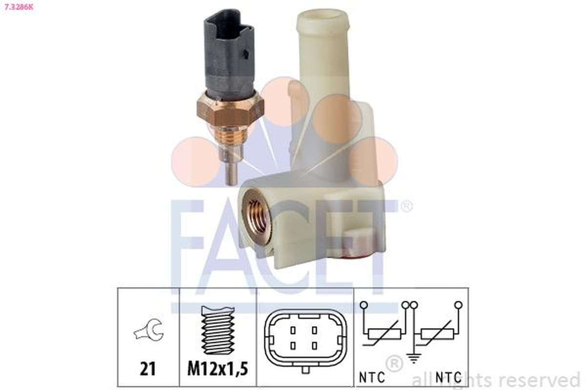 Facet Sensore Multifunzione Con Raccordo(4Pin) Fiat Brav 73286K