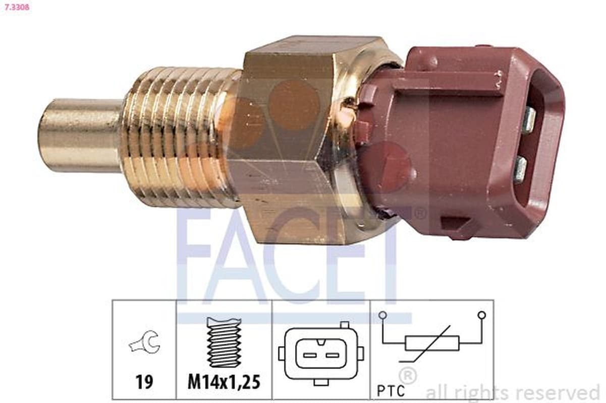 Facet Termistore Acqua Citroen Ax 14 73308
