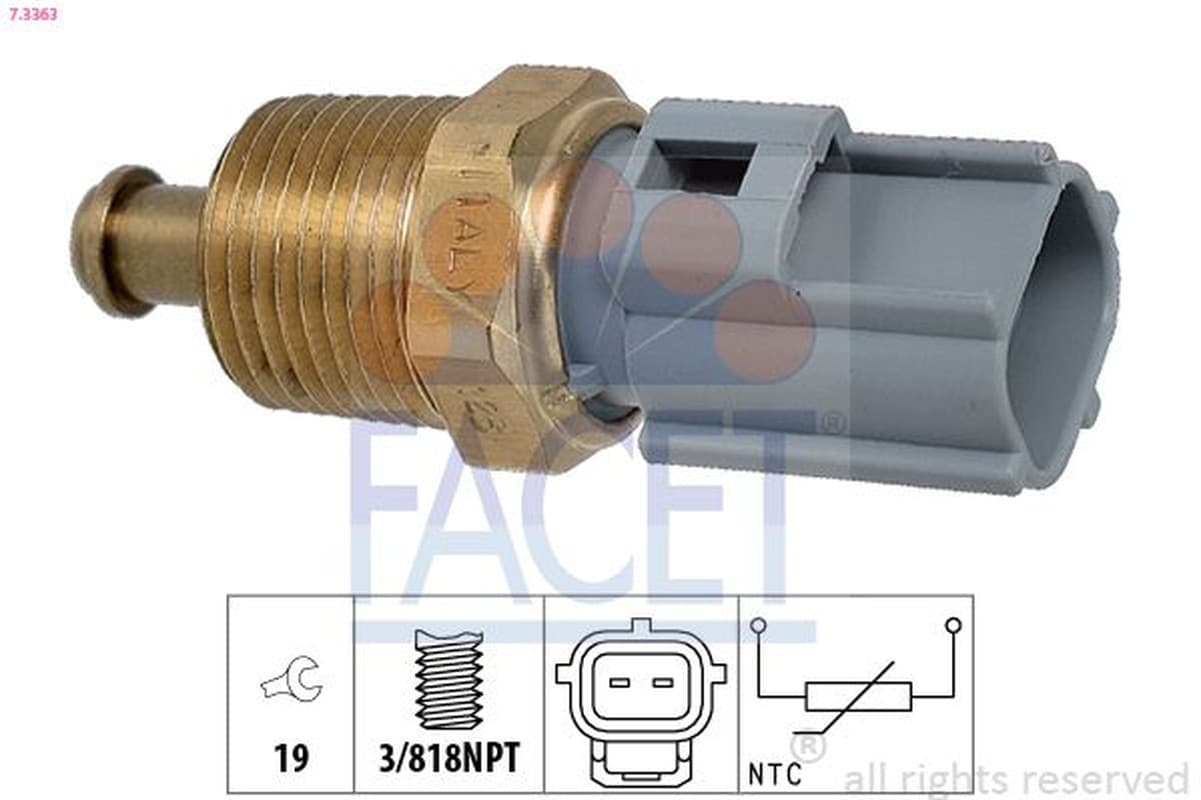Facet Sensore Temperatura Ford 73363