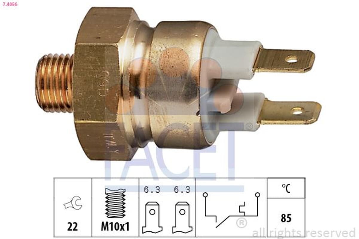 Facet Interr.Temp.Acqua Audi Coupe''4 74056